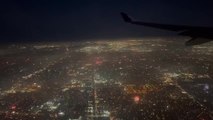 Watch fireworks over Los Angeles while landing at LAX on July 4th