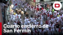 Así ha sido el cuarto encierro de San Fermín con toros de Fuente Ymbro