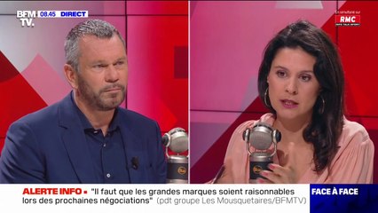 Thierry Cotillard, président du groupement "Les Mousquetaires": "On est en décroissance très forte de l'ordre de 10% sur les produits" solaires