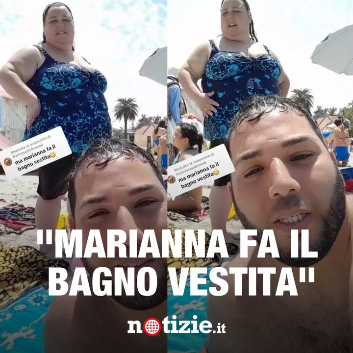 Davide&Marianna: "Marianna fa il bagno vestita?"