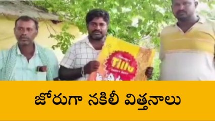 సూర్యాపేట: జిల్లాలో జోరుగా నకిలీ విత్తనాల దందా