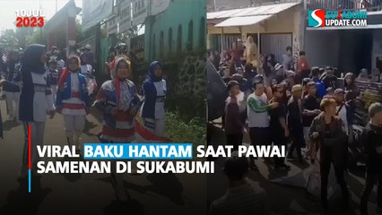 Viral Baku Hantam Saat Pawai Samenan di Sukabumi
