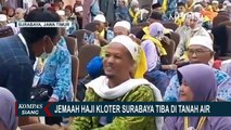 Sujud Syukur Jemaah Haji Kloter I Asal Banjar saat Tiba di Tanah Air