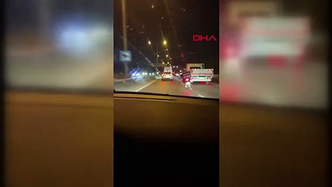 5 Tausend 887 Lira Geldstrafe für den Fahrer, der auf der Şile-Autobahn schneidet