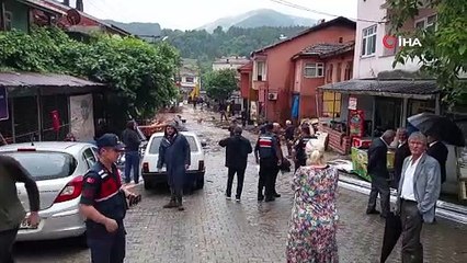 Kdz. Ereğli'de taşkınlar oluştu, yaşanan afet havadan görüntülendi