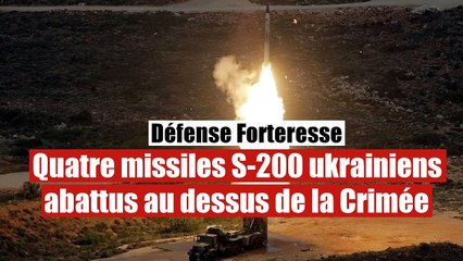 Quatre missiles ukrainiens abattus dans une attaque contre la Crimée