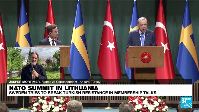 Sweden seeks to overcome Turkey objections at NATO summit