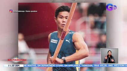 PHL pole vaulter EJ Obiena, nanalo ng silver medal sa Meeting International de Sotteville sa France | BT