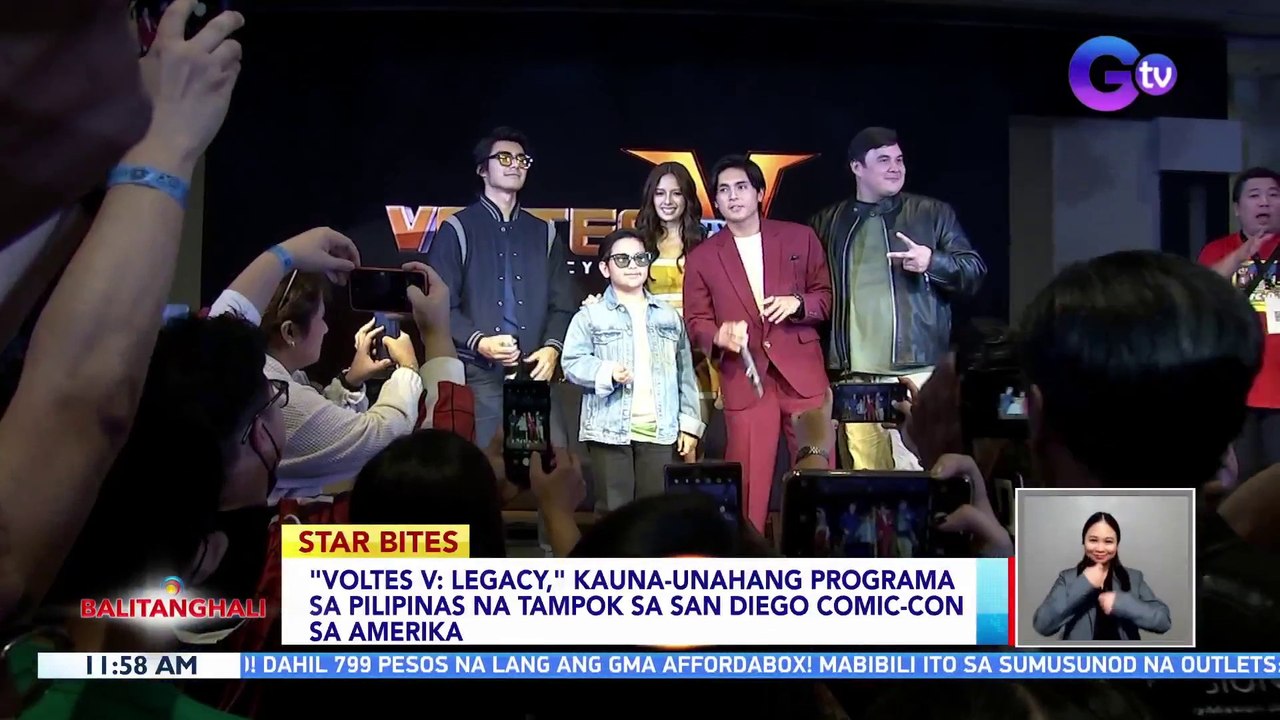"Voltes V: Legacy," kauna-unahang programa sa Pilipinas na tampok sa San Diego Comic-Con sa Amerika | BT