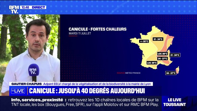 Gautier Chapuis, adjoint EELV à la mairie de Lyon: Il faut mener pour lutter contre le réchauffement des villes un programme de végétalisation massive des villes