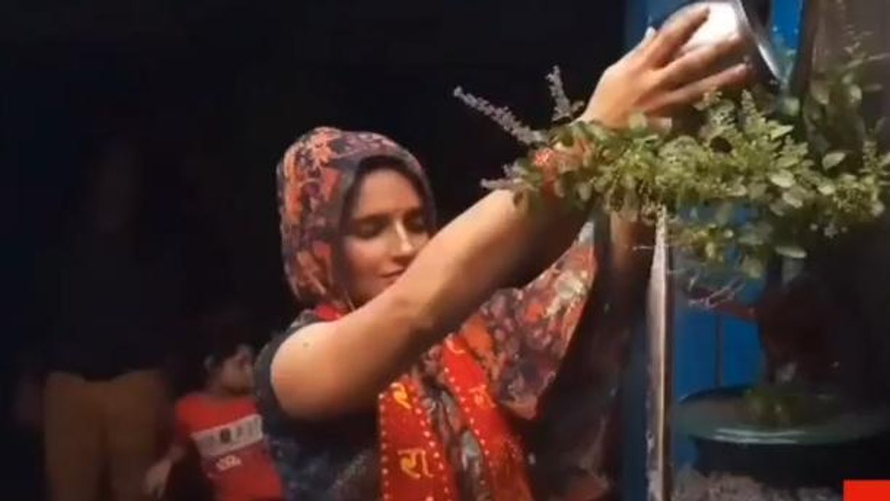 "पाकिस्तानी दुल्हन" ने पूजी तुलसी, सावन सोमवार का रखा व्रत