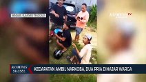 Kedapatan Ambil Narkoba, Dua Pria Dihajar Warga