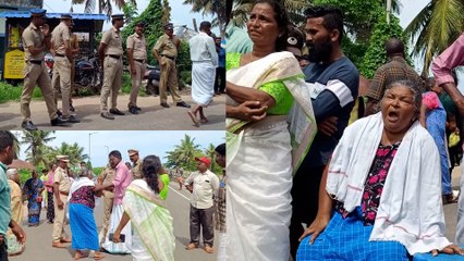 പ്രതിഷേധം കത്തുന്നു, മുതലപൊഴിയിൽ റോഡ് ഉപരോധിച്ച് നാട്ടുകാർ
