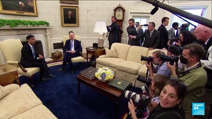 Joe Biden à Londres pour une visite éclair avant le sommet de l'Otan