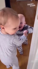 Adorable Toddler Helps Baby Brother Walk II Heartsome