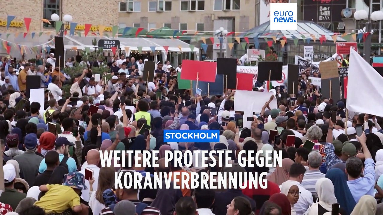 Weitere Proteste nach Koranverbrennung in Schweden