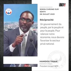 Hamidou Thiaw : "Il est temps d'appliquer la réciprocité. Il est temps pour un Sénégal souverain"