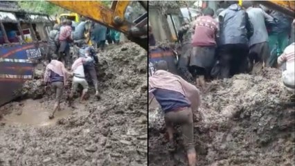 जम्मू-कश्मीर: डोडा में भूस्खलन की चपेट में आई बस, दो की मौत, कई यात्री घायल, Video