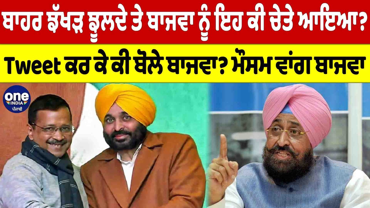 ਬਾਹਰ ਝੱਖੜ ਝੂਲਦੇ ਤੇ Partap Bajwa ਨੂੰ ਇਹ ਕੀ ਚੇਤੇ ਆਇਆ? Tweet ਕਰ ਕੇ ਕੀ ਬੋਲੇ Bajwa? |OneIndia Punjabi