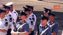 L'arrivo del feretro di Forlani alla Basilica dei Santi Pietro e Paolo per i funerali di Stato