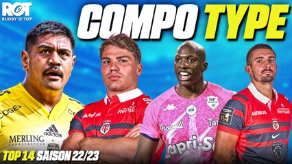 La composition type du TOP 14 (saison 2022/2023)