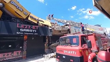 Un immeuble de 4 étages s'est effondré à Osmaniye, 3 passants ont été blessés