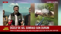 Tarım ve Orman Bakanı İbrahim Yumaklı, selden etkilenen Düzce'de son durumu açıkladı