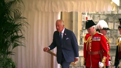 BIDEN VISIT: Whisked to Windsor to meet King Charles