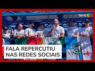 Eduardo Bolsonaro compara professores a traficantes em evento pró-armas no DF