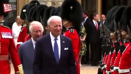 Kral Charles, Joe Biden'ı resmi törenle karşıladı