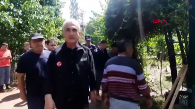 Fortes pluies et inondations à Kastamonu Cide