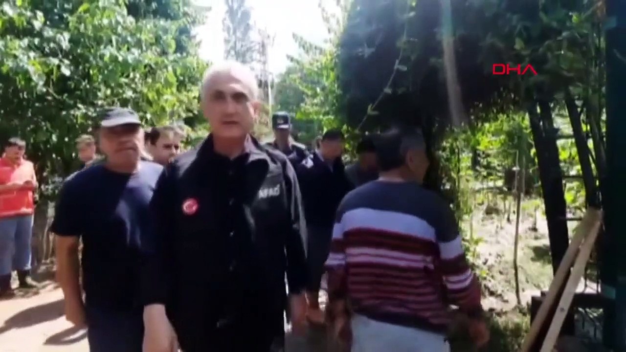 Fortes pluies et inondations à Kastamonu Cide