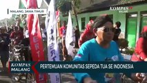 Seru! Pertemuan Komunitas Sepeda Tua se Indonesia di Kota Malang