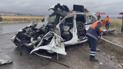 Sivas'ta feci kaza: 2 ölü