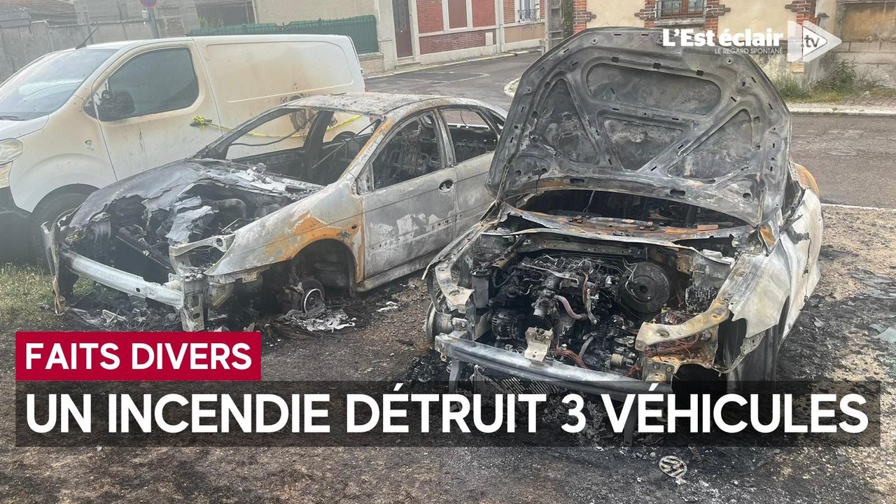 Feu de voitures dans la nuit de samedi à dimanche à Romilly-sur-Seine