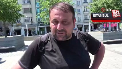 Taksim'de polis ve vatandaşlar yaralı köpek için seferber oldu
