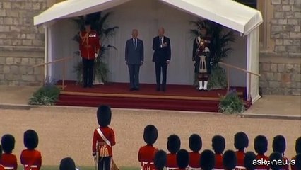 Joe Biden accolto da Re Carlo III al Castello di Windsor