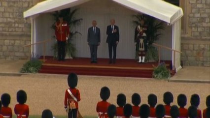 Joe Biden accolto da Re Carlo III al Castello di Windsor