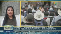 Incertidumbre en las elecciones de Guatemala genera reacciones internacionales