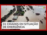 Fortes chuvas deixam ao menos 23 mil desabrigados e desalojados em Alagoas