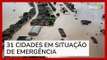 Fortes chuvas deixam ao menos 23 mil desabrigados e desalojados em Alagoas