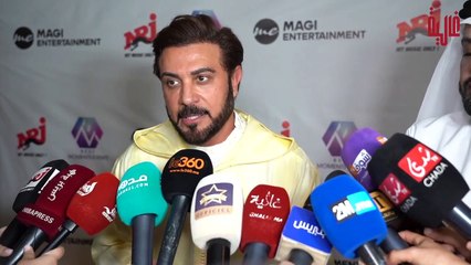 ماجد المهندس يعبر عن إعجابه بالجلباب المغربي ويصرح __حضارة المغرب شيء عظيم_