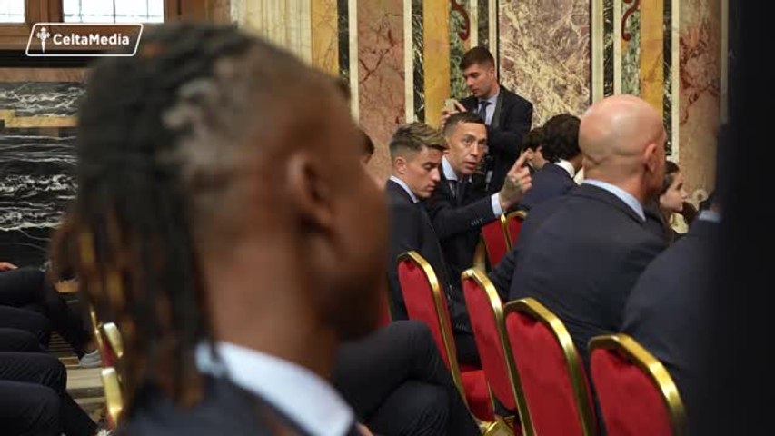 Le Celta Vigo rend visite au Pape au Vatican !