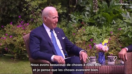 En visite éclair avant l'Otan, Joe Biden vante les liens avec Londres et rencontre le roi