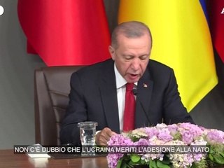 Erdogan: "L'Ucraina merita l'ingresso nella Nato"