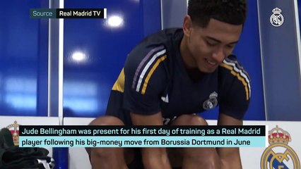 Bellingham reports to pre-season training for first time in Real Madrid colours