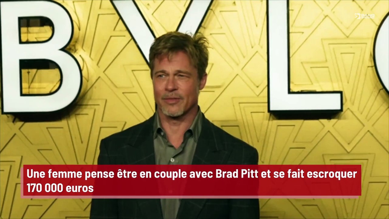 Une femme pense être en couple avec Brad Pitt et se fait escroquer 170 000 euros !