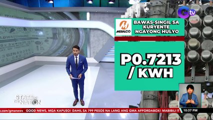 Meralco, may bawas singil ngayong buwan | SONA