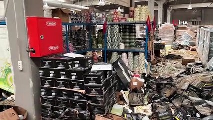 Sel kolonya fabrikasını kullanılmaz hale getirdi