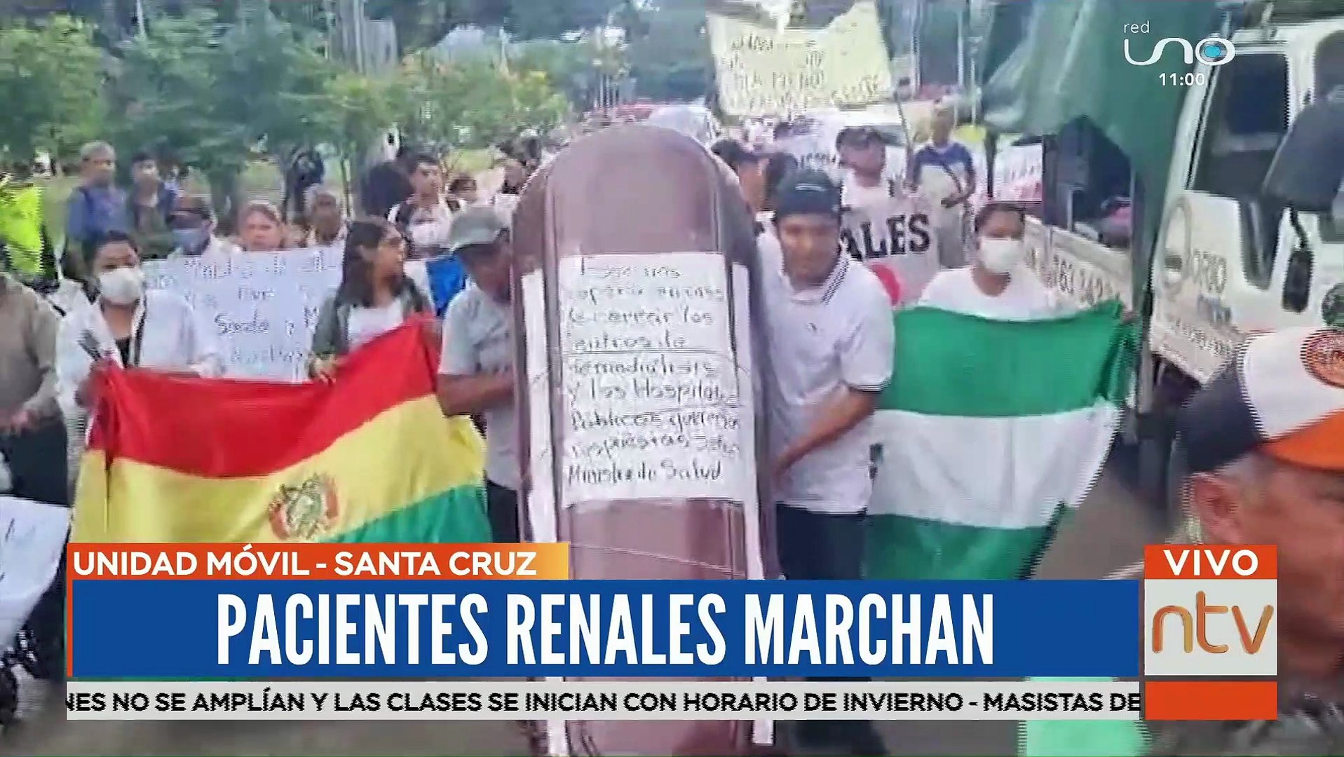 ⁣Marcha de enfermos renales